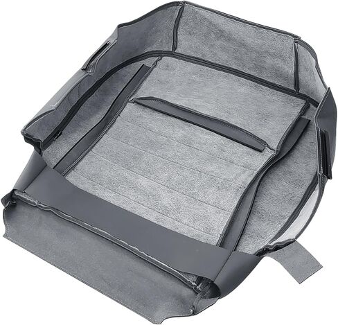 Driver Bottom Leather Seat Cover, Replacement Gray Driver Side Seat Cover Compatible with Dodge Ram 1500 2500 3500 4500 5500 ST Work Truck 2013-2018 in Kuwait