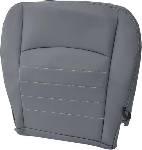 Driver Bottom Leather Seat Cover, Replacement Gray Driver Side Seat Cover Compatible with Dodge Ram 1500 2500 3500 4500 5500 ST Work Truck 2013-2018 in Kuwait