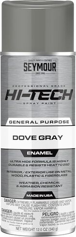 Seymour 16-139 Hi-Tech Enamels Spray Paint, Semi-Gloss Black 12 Ounce (Pack of 1) in Saudi Arabia