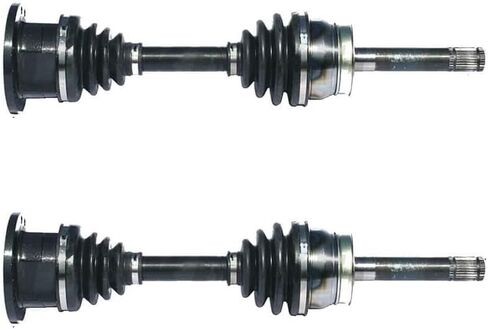 Replacement Pair Set of 2 Front CV Axle Shafts For QX4 D21 Pathfinder Pickup 4WD Mechanics Choice for Nissan in Kuwait
