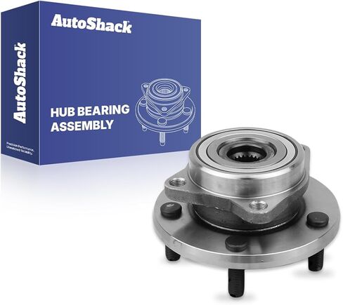 مجموعة محمل محور العجلة الأمامية من AutoShack - جانب السائق أو الراكب لكرايسلر وميتسوبيشي، سيبرينغ 1995-2005 جالانت 1999-2009، FWD L4 2.0L 2.4L V6 2.5L 2.7L 3.0L - 5 عروة، بدون ABS in Kuwait