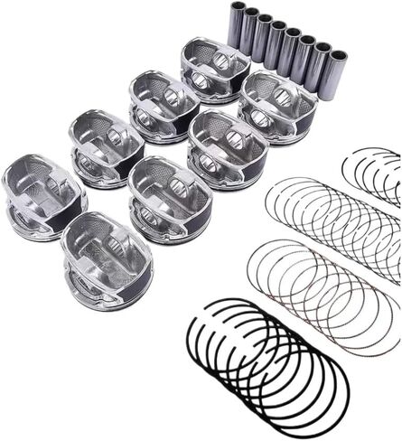 Piston with Rings Set for 5.7L HEMI V8 Engine Compatible with 2009-2016 Aspen, 300, Durango, Ram 1500, Cherokee in Saudi Arabia