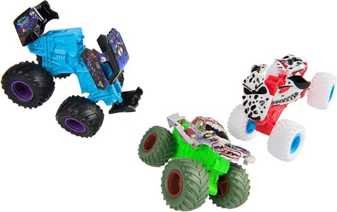 Monster Jam Smash & Bash Monster Mutt Dalmatian، شاحنة وحشية قابلة للإصلاح بمقياس 1:64، ألعاب أطفال للأولاد والبنات من سن 3 سنوات فما فوق in Kuwait