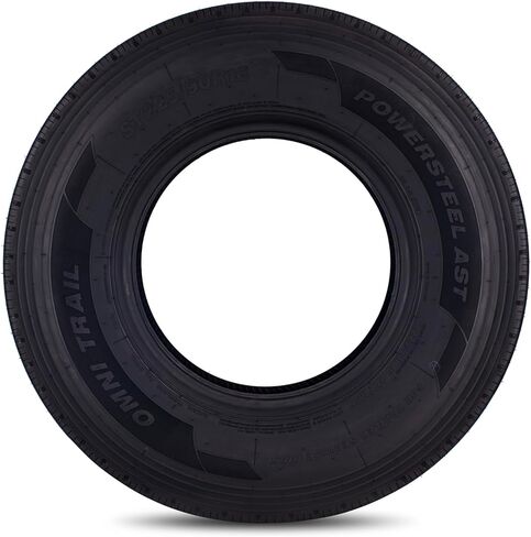 (SET of 2) OMNI TRAIL POWERSTEEL ST225/90R16-14PLY Load Range G 129/125N ST225/90/16 225 90 16 Commercial Grade All Steel Construction Heavy Duty Trailer Tire, 72 Warranty Free Road Side Assistance in Kuwait