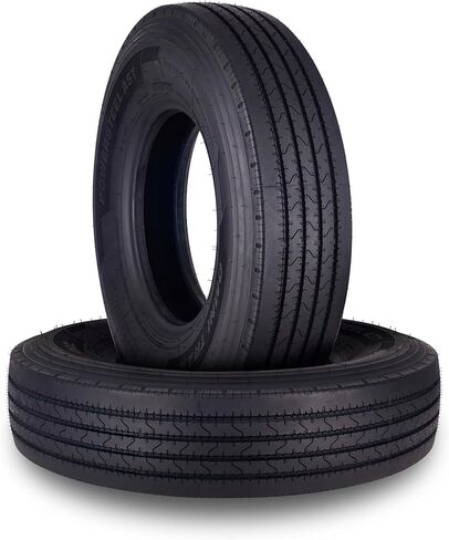 (SET of 2) OMNI TRAIL POWERSTEEL ST225/90R16-14PLY Load Range G 129/125N ST225/90/16 225 90 16 Commercial Grade All Steel Construction Heavy Duty Trailer Tire, 72 Warranty Free Road Side Assistance in Kuwait