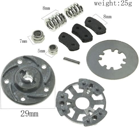 Metal Slipper Clutch Rebuild Kit Slipper Pressure Plate & Hub 5552X 5556 for TRA-XXAS for SLA-sh 4X4 for Ban-dit for Jato Upgrade Parts in Saudi Arabia