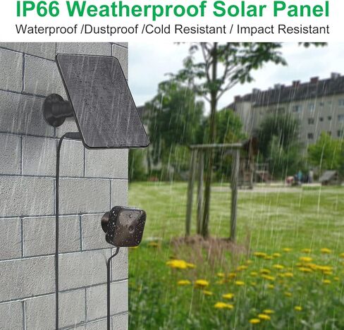 3 Pack Solar Panel Charger Compatible with All-New Blink Outdoor 4 (4th Gen)/(3rd Gen) & Blink XT2/XT, IP66 Weatherproof, Each Built-in 2200 mAh Battery with 11.5Ft Power Cable & Adjustable Wall Mount in Kuwait