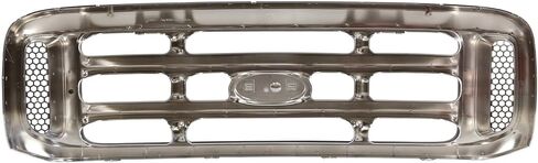 Suitable for Chrome Black Heavy-Duty ABS Main Upper Hood Grille Grill for 1999 2000 2001 2002 2003 2004 Ford F250 F350 F450 Super Duty – OEM Style Replacement in Kuwait