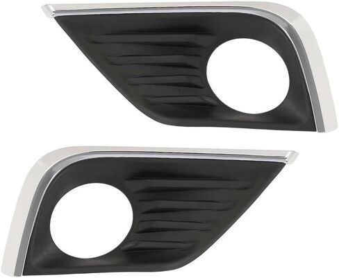Front Upper Grille Bumper Fog Light Kit Radiator Cover For ALTIMA 2016 2017 2018,Fog Lights Bezel With Harness Bulbs in Saudi Arabia