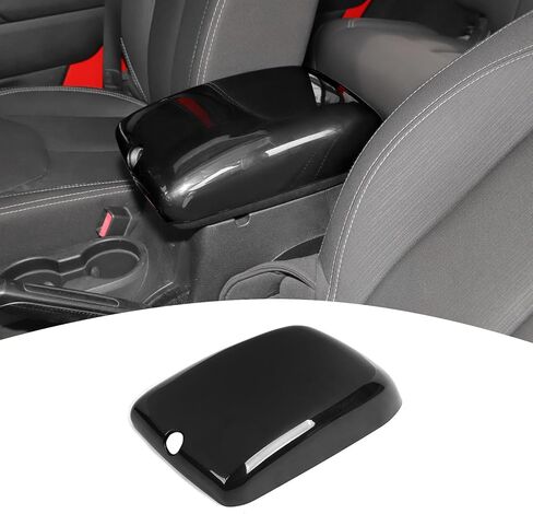 for Jeep JK Center Console Armrest Cover Trim Fit for Jeep Wrangler JK JKU 2011-2017 Black Interior Accessories 1pc in Kuwait