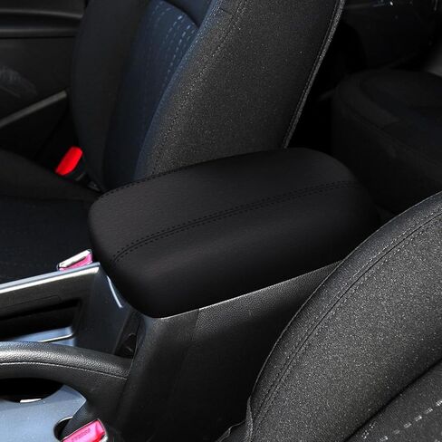Center Console Cover for Kia Sportage 2016 2015 2014 2013 2012 2011(Black),Waterproof Leather Anti-Scratch Armrest Cover for 2011-2016 Sportage Accessories in Saudi Arabia