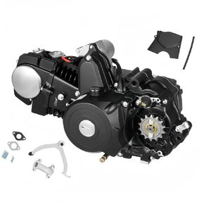 125cc Engine Semi Auto Engine Motor with Reverse Electric Starter 4 Stroke Gas Engine Motor Complete Kit 4 Speed Motorcycle Engine with CDI Ignition System for ATVs, Go-Karts, Tricycles in Saudi Arabia