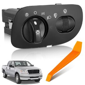 Headlight Dimmer Switch Compatible with Ford Expedition (2000-2002), F-150 (2000-2003), 2004 F-150 Heritage (No Fog Light Function), Replaces DS-1374, YL3Z11654AAA, YL3Z11654AAB, 1S2669 in Saudi Arabia