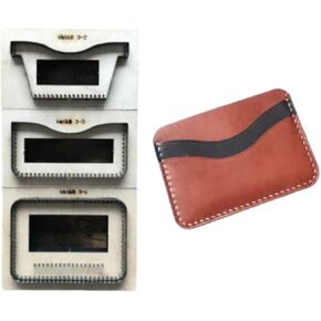 YJIUYUANQ Leather Cutter Punching Tool Embossing Template, 105x75mm Card Holder Punch Cutting Die in Saudi Arabia
