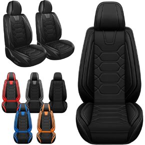 Car Seat Covers Full Set for Honda Accord 2000-2024,Durable Waterproof Luxury Universal,Easy to Install Napa Leather Cover Set for Cars,Full Seats,Black Gray in Saudi Arabia
