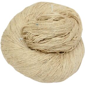 Knitsilk Tussah Carded Spun Silk Yarn 4 ply (4/30 Nm,100 Gm), Wild Silk Yarn 750+Yards | for Knitting, Crocheting, Hand Weaving, Rugs, Natural Earth Colors -Matt Finish (PCK of 1) in Saudi Arabia