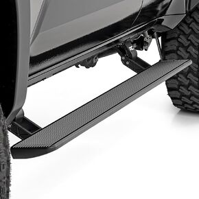 لوحات تشغيل الطاقة من سلسلة Rough Country HT لسيارة Toyota 4Runner (2025-2026) - خطوات كهربائية قابلة للسحب مقاس 6 بوصات مع مصباح LED in Kuwait