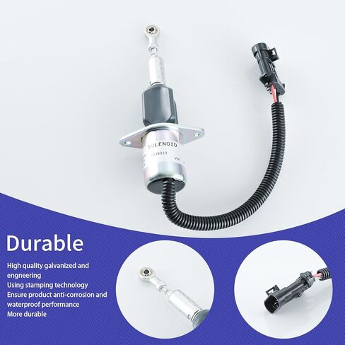 3939019 Fuel Shut Off Solenoid SA-4889-24 for Cummins Engine QSL9.3 C&B 5.9L 8.3L Hyundia 335LC-7 24VDC in Kuwait