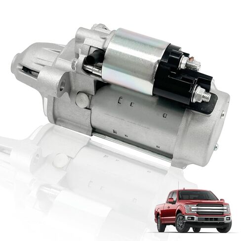 438000-3950 Starter Motor Compatible with 2018 2019 2020 Ford F-150 5.0L V8, Replace # JL3T-11000-AB, JL3Z 11002-A, JL3Z-11002-A, SR8504X, 0-986-UR1-904, TN438000-3950, 34031, S34031, SA-1084 in Saudi Arabia