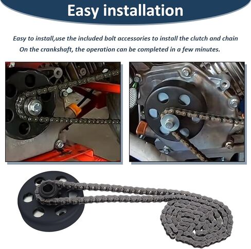 Centrifugal Go Kart Clutch 3/4" Bore 12 Tooth with #35 Chain, Upgraded Clutch for Predator 212cc, Honda GC/GX Engines 2-6.5 HP, Perfect Replacement for Go Karts, Mini Bikes, Fun Karts in Saudi Arabia