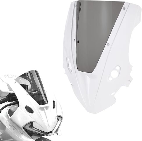 Motorcycle Windshield for CFMOTO 675SS, 675SR 2 in 1 Front Wind Deflector Visor Front Fairing Kit (Black) in Saudi Arabia