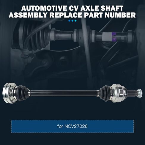 Rear Left Right CV Axle Shaft Assembly - Compatible With 2007-2011 for BMW 335i Trans: Manual Trans 2009-2010 for BMW 335i xDrive Trans: Manual Trans 2008-2010 for BMW 528i CV AXLE OE NCV27026 in Saudi Arabia