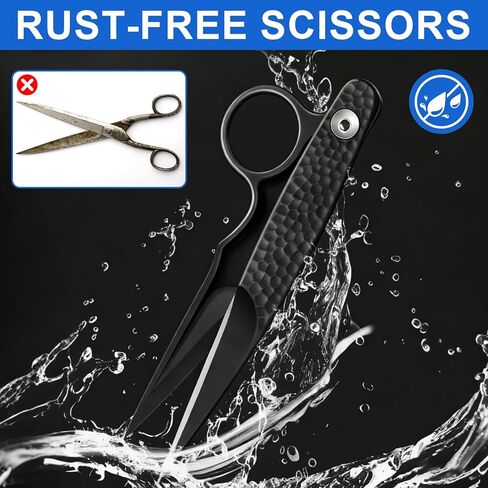 Upgrade Sewing Scissors, Stainless Steel Premium Tailor Scissors, Microcrystalline Steel Shears，Thread Snips Trimming Nipper for Gift Wrapping Yarn, Sewing Supplies (Silver) in Saudi Arabia