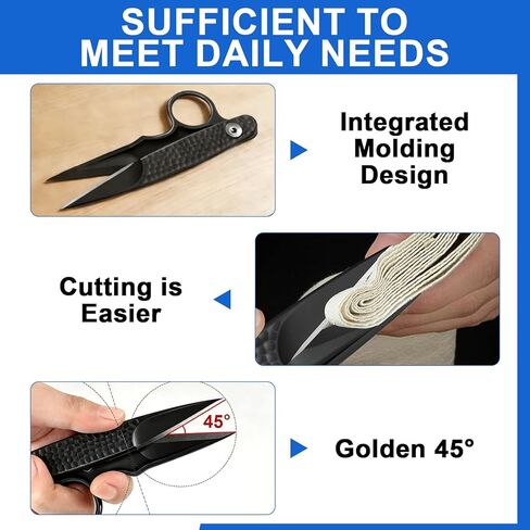 Upgrade Sewing Scissors, Stainless Steel Premium Tailor Scissors, Microcrystalline Steel Shears，Thread Snips Trimming Nipper for Gift Wrapping Yarn, Sewing Supplies (Silver) in Saudi Arabia