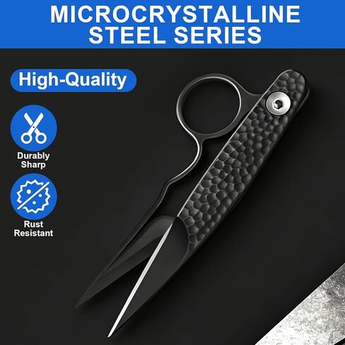 Upgrade Sewing Scissors, Stainless Steel Premium Tailor Scissors, Microcrystalline Steel Shears，Thread Snips Trimming Nipper for Gift Wrapping Yarn, Sewing Supplies (Silver) in Saudi Arabia