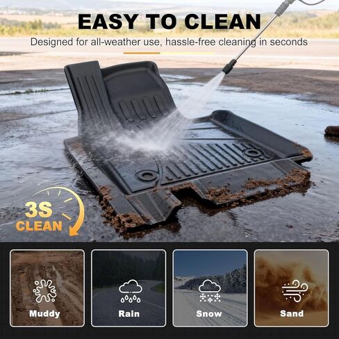 All Weather TPE Floor Mats, Cargo Liner & Seat Back Mats for BMW X7 2019-2026 7-Seat in Kuwait