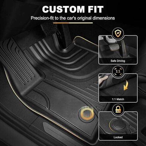 All Weather TPE Floor Mats, Cargo Liner & Seat Back Mats for BMW X7 2019-2026 7-Seat in Kuwait