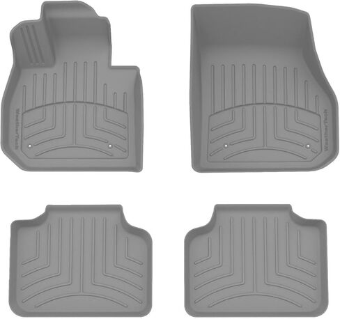WeatherTech FloorLiner HP Custom Fit Floor Mats for BMW X2 28i, X1 28i, X1 M35i - 1st & 2nd Row (4418151-447482IM), Black in Kuwait