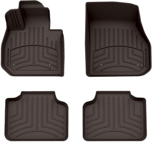 WeatherTech FloorLiner HP Custom Fit Floor Mats for BMW X2 28i, X1 28i, X1 M35i - 1st & 2nd Row (4418151-447482IM), Black in Kuwait