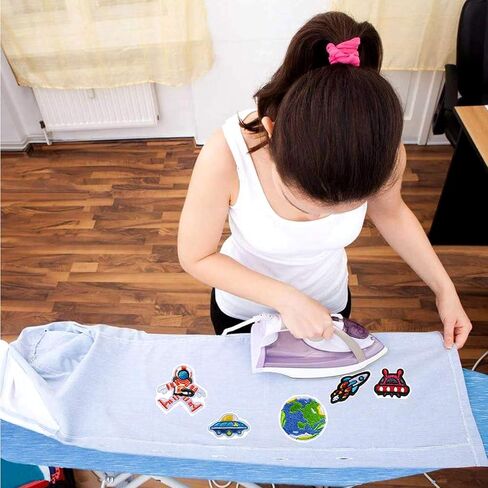 YLY Iron On Patch,21Pcs Solar System Space Planets Embroidered Patches Applique Kit Assorted Size Decoration Sew On Patches for Clothing,Bag,Cap,Jacket,Backpack,Jeans in Saudi Arabia