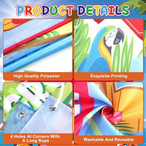 Wiooffen Hawaii Classroom Door Cover Decoration Summer Back to School Classroom Decor Adventures In Reading Wall Door Banner Signpost Porch Backdrop Sign for Kindergarten Preschool Elementary in Kuwait
