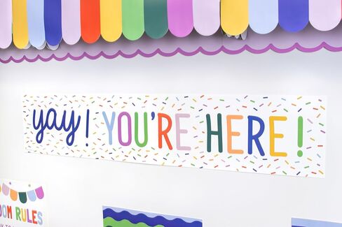 Teacher Created Resources Color Crush Yay! You’re Here! Banner (TCR9377) in Kuwait