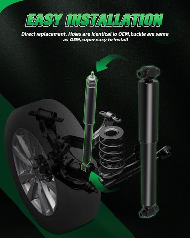 SCITOO Rear Strut Shock Absorbers For Ford Fusion 2006-2011, For Lincoln MKZ 2007-2011, For Lincoln Zephyr 2006, For Mazda 6 2003-2011, For Mercury Milan 2006-2011 Auto Shocks in Kuwait