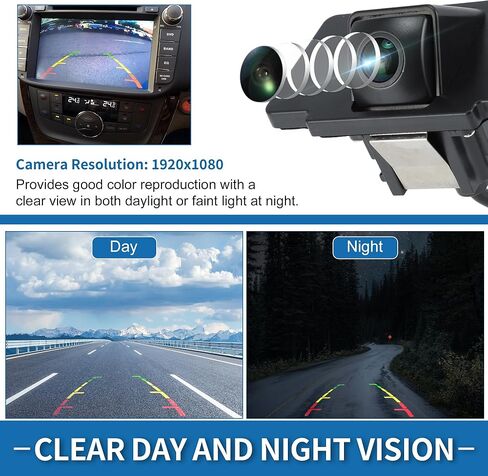 Rear View Camera for Kia Cadenza 2014 2015 2016 Park Assist Backup Reverse Camera Replace No.95760-E8000/95760-3R500/95760E8000/957603R500/KI1960124 in Kuwait