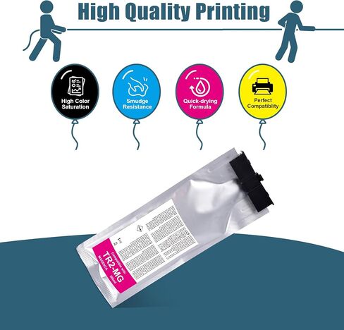 Compatible TR2 Ink Cartridge Replacement for Roland TrueVIS TR2 Ink TR2-MG for TrueVIS SG-540 SG2-540 SG2-640 SG3-540 VG-540 VG-640 VG2-540 VG2-640 VG3-540 VG3-640 Printers (1 Magenta, 500ML) in Saudi Arabia