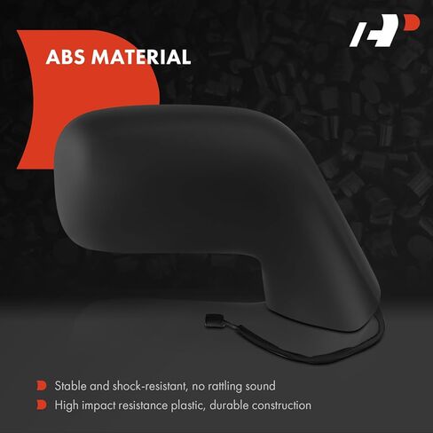 A-Premium Driver Side Manual Door Mirror - Compatible with Pontiac Bonneville 1992-1999 - Non-Heated Non-Folding Black Outside Rear View Mirror in Kuwait