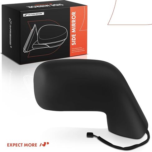 A-Premium Driver Side Manual Door Mirror - Compatible with Pontiac Bonneville 1992-1999 - Non-Heated Non-Folding Black Outside Rear View Mirror in Kuwait