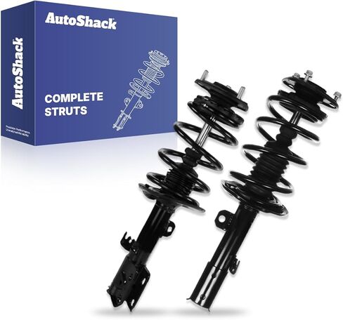 AutoShack Front Complete Strut & Coil Spring Assemblies - Driver and Passenger Side for Toyota, Corolla 2014-2019, FWD L4 1.8L in Kuwait