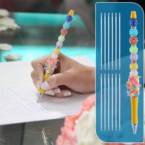 50PCS Beadable Pen Extender Rods, 97 mm/ 3.81 Inch Beaded Metal Rods for Crafts, Stainless Steel Blank Bars Pen Extenders for Beadable Pens DIY Crafts Supplies - Silver in Kuwait