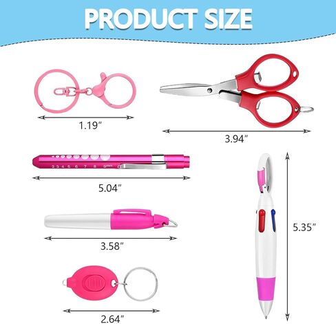 6 Pcs Nurse Pen Set: Organizational Tool for Healthcare, Quick-Access Design for Nurses, Doctors & Medical Staff in Saudi Arabia