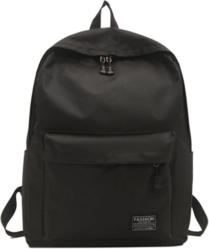 Casual Laptop Backpack for Men and Women, Classic Large Capacity Lightweight Backpack for Daily Work,College,Travel (Black) in Kuwait
