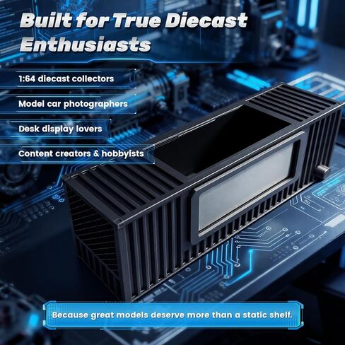 Desktop Wind Tunnel for 1:64 Diecast Cars, Mini Display Model with Water-Mist Airflow Simulation, Desk Scene for Hot Wheels & Toy Car Experiments (Black) in Saudi Arabia