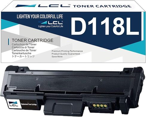 LCL Compatible Toner Cartridge Replacement for Samsung MLT-D118L MLT-D118S D118L 118L D118S 4000 Pages M3065FW M3015DW (1-Pack Black) in Kuwait