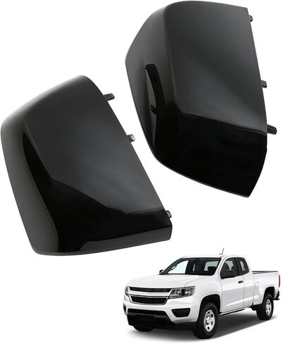 زوج واحد من غطاء المرآة الجانبية استبدال 23191151 23191153 مناسب لسيارة Chevy Colorado GMC Canyon 2015-2022، أغطية مرآة الرؤية الخلفية لليمين واليسار، أبيض in Kuwait