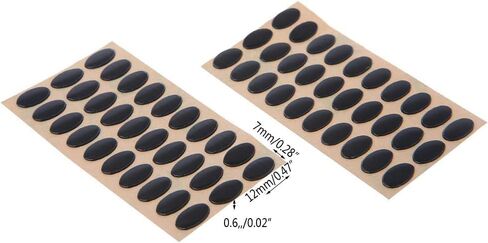 60 Pcs Black Mouse Feet Sticker Skates Pads Replacement Feet for M215 / M310 / M325 Mouse Pads and Wrist Rests,Computer Mouse Skates Sticker in Saudi Arabia