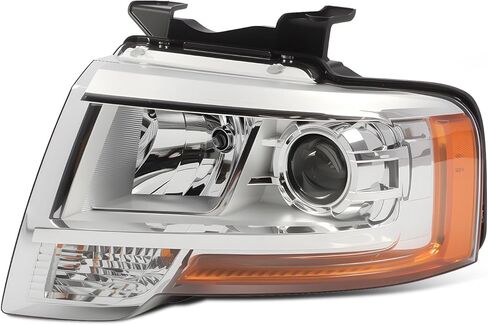 Passenger Side Halogen Headlight Assembly Compatible with Expedition 2015-2017 Front Right Projector Headlamp FO2503334 (Right) in Saudi Arabia